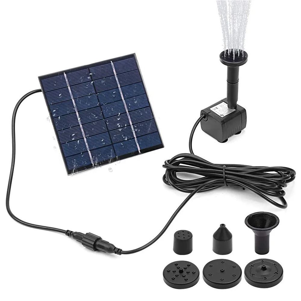 Solar Pool Pump Kit - ปั๊มน้ำพุพลังงานแสงอาทิตย์ขนาดมินิ1.4วัตต์ชุดแผงพลังงานปั๊มน้ำแผงโซล่าสำหรับสวนสระน้ำน้ำพุในร่มอ่างน้ำกลางแจ้ง