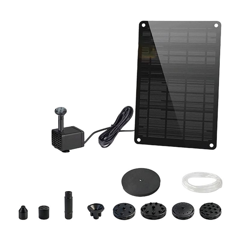 Solar Pool Pump Kit - RMWIN-สำหรับสระน้ำในสวน บ่อพักน้ำ น้ำพุ ปั๊มน้ำพลังงานแสงอาทิตย์ 9W ชุดปั๊มน้ำพุพลังงานแสงอาทิตย์สำหรับบ่อพักน้ำ