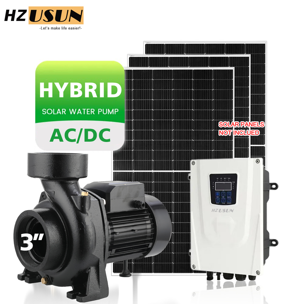 Solar Pool Pump Kit - ระบบสูบน้ำพลังงานแสงอาทิตย์แบบ AC DC 2 แรงม้า ปริมาณน้ำมาก