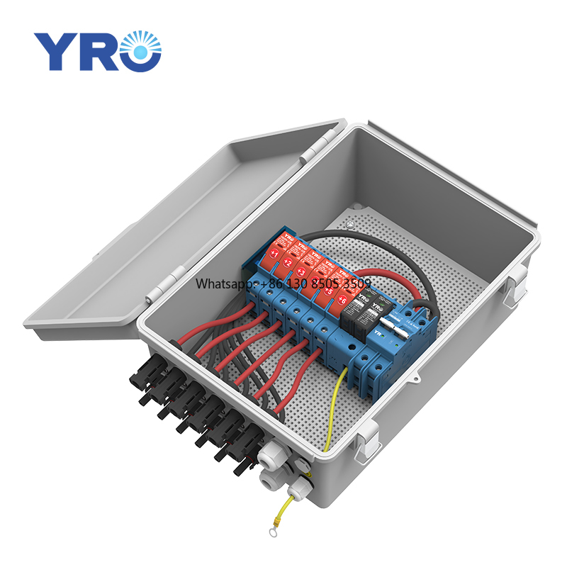 Waterproof Junction Box Solar - กล่องรวมสายไฟฟ้ากันน้ำ IP65 DC 550V 1000V 6