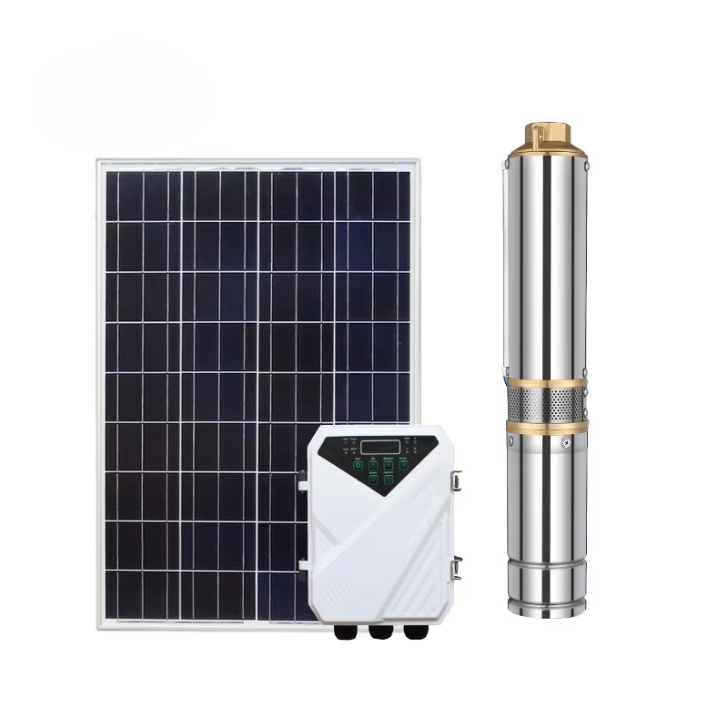Solar Water Pump - ปั๊มน้ำพลังงานแสงอาทิตย์ 1 แรงม้า ปั๊มน้ำดีซีพลังงานแสงอาทิตย์ สำหรับการชลประทาน