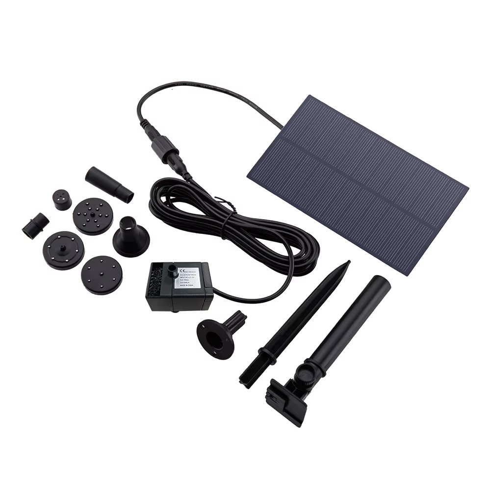 ชุดปั๊มน้ำพุพลังงานแสงอาทิตย์ข - Solar Pool Pump Kit บทวิจารณ์และราคา