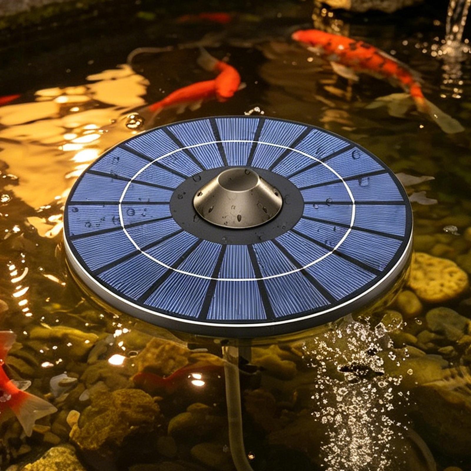 ปั๊มเติมอากาศในบ่อแบบใช้พลังงา - Solar Pool Pump Kit บทวิจารณ์และราคา