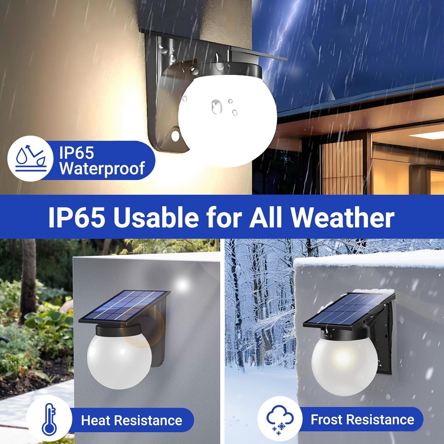 ไฟติดผนังทรงกลมพลังงานแสงอาทิต - Waterproof Junction Box Solar บทวิจารณ์และราคา