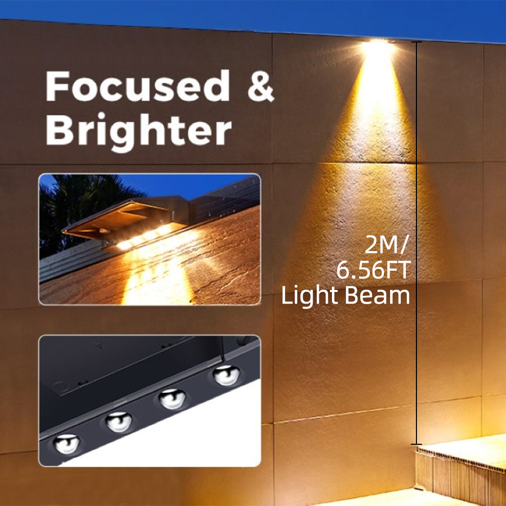 ไฟผนังพลังงานแสงอาทิตย์ 2 แพ็ค - Waterproof Junction Box Solar บทวิจารณ์และราคา
