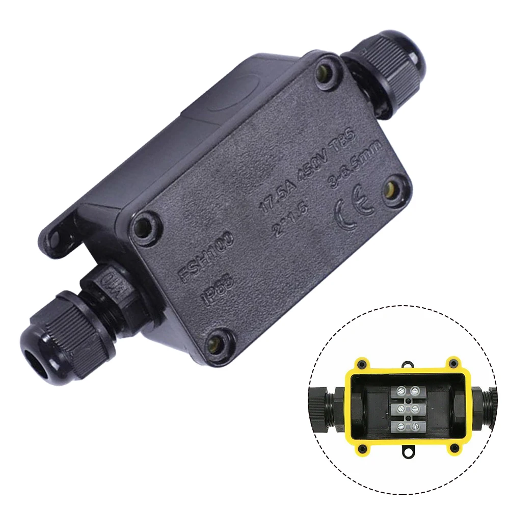 2 WAY กลางแจ้งกล่องกันน้ํา IP6 - Waterproof Junction Box Solar บทวิจารณ์และราคา