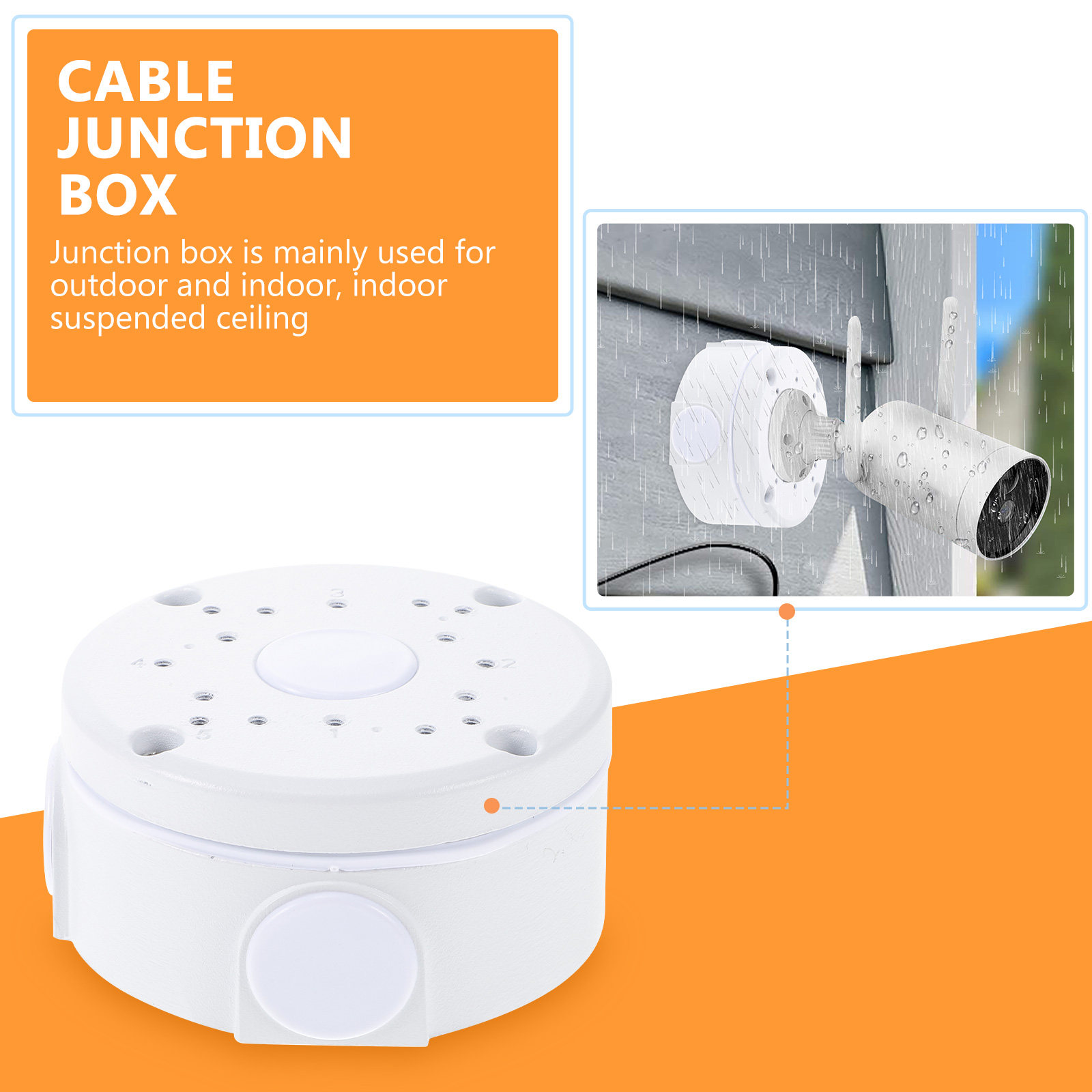 กล่องต่อสายกล้องกันน้ำสำหรับใช - Waterproof Junction Box Solar บทวิจารณ์และราคา