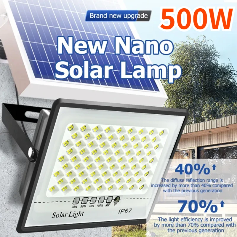 500W ไฟพลังงานแสงอาทิตย์สวนกลา - Waterproof Junction Box Solar บทวิจารณ์และราคา